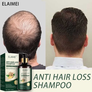 ELAIMEI Ginger Shampoo Hair Growth Shampoo Anti Hair Loss Nourish Natural Hair Growth Hair Treatment