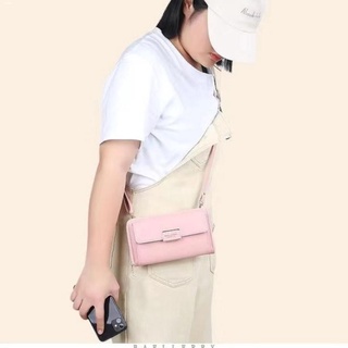 Fashion women wallet☋frida#8019 korean fashion leather phone wallet cute wallets with sling for wome