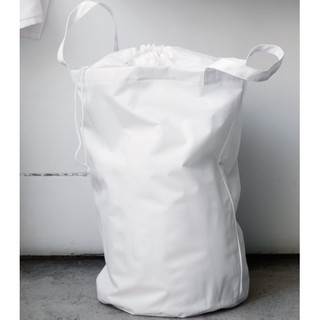 White Plain Cotton Laundry Bag