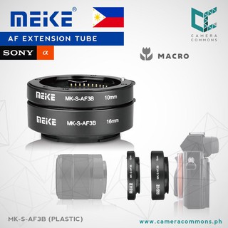 MEIKE MK-S-AF3B AF Extension Tube Adapter for Sony Mirrorless (Plastic)