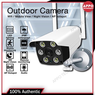 V380 K6 Outdoor IP Camera Wireless Waterproof IR HD Night Vision Smart Alarm P2P CCTV IP Camera