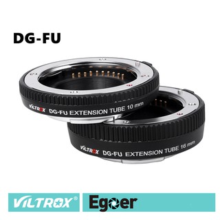 VILTROX DG-FU Auto focus 10mm+16mm Metal Macro Extension Tube Ring Lens Adapter Mount for Fujifilm X X-Pro2 X-T2/T1 X-T20/T10 X-E2S A10