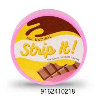 Strip It Chocolate Hair Removal Sugaring Cold Wax 100% Natural (1)