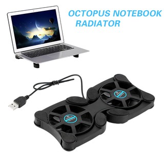 USB Mini Octopus Laptop Folding Fan Cooler Cooling Pad ZARAN