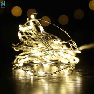 JH 1M LED Battery Mini LED Copper Wire String Fairy Lights Christmas Wedding 3 modes
