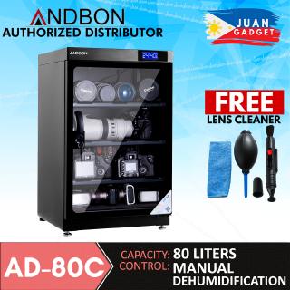 Andbon AD-80C Dry Cabinet Box 80L Liters Digital Display with Manual Humidity Controller