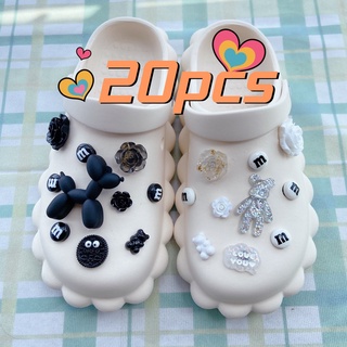 20PCS Jibbitz Crocs charm INS KAWS & Balloon Dog Button Shoes Charm -Crocs /crocs charms shoe charms jibbitz Shoe decoration Shoe Charms Jibbitz /Button Crocs /Charm/DIY-Cute Cartoon Accessories