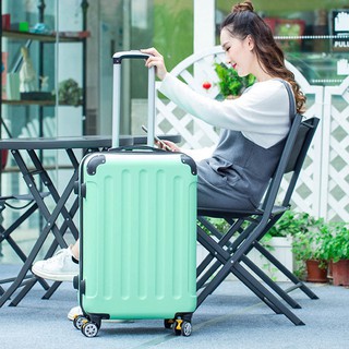 ❀Free shipping [TQ] Trolley case, universal wheel, aluminum frame, password box, luggage case, men a