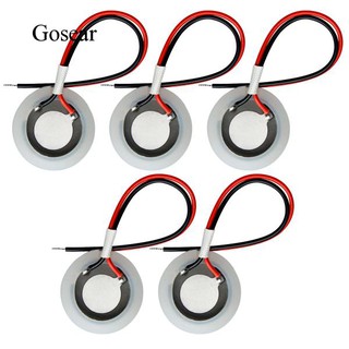 5PCS 1.7MHZ Disc Wired for Ultrasonic Mist Maker Fogger Humidifier 20mm G311