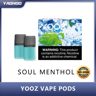 【Cash on delivery】 Yooz Flavor Pods 2ml x 2 - Soul Menthol - vape pod (1)