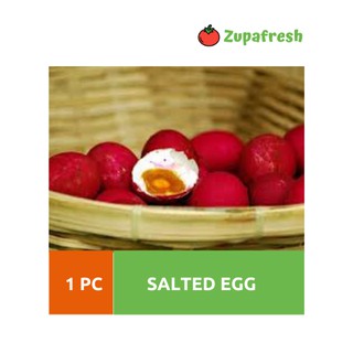 ZUPAFRESH 1 PC SALTED RED EGG