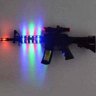 Electric Toy Gun M16 Toy For Boys Nerf Gun Infrared Flash Gun Submachine Gun Have Vibrate Add Strap (5)