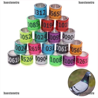 ❀◑【H977】20 pcs Pigeon Foot Ring With Word Earrings 2021 Multicolor Bird Tools