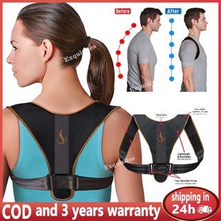 Back Shoulder Adjustable Correction Posture Sports Support Belt Support Brace Belt Strap (1)