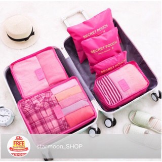 luggage✺✔✗A. 6in1 Travel Pouch Luggage Bag Clothes Organizer 6 in 1