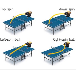 【Fast Delivery】Ping pong Table Tennis Practice Ball Adjustable Intelligent Pitching Auto BallMachine (4)