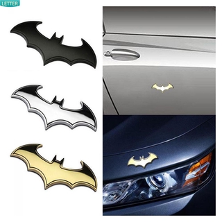 [Cash on delivery] Tail Badge 3D Car Sticker Metal Bat Decal Vehicle Emblem