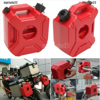【MYRIA】Motorcycle 3L Portable Jerry Can Gas Plastic Car Fuel Tank Petrol ATV U