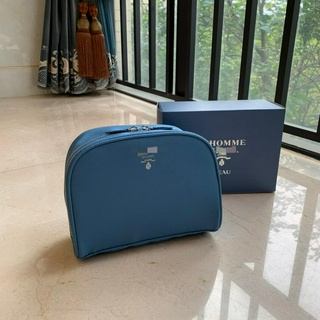 L'HOMME L'EAU Blue cosmetic bag business travel storage bag large capacity gift box (1)