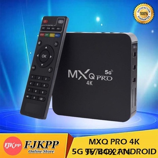 5G MXQ Pro 4K Android 11.1 TV Box 2.4GHz 8+128G WiFi Quad Core Home Media Player Support Netflix