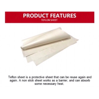 Teflon sheet for heat press 15x15” 40x60cm