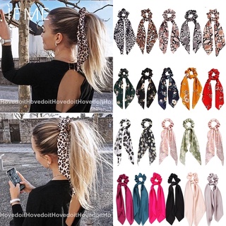 Ifme Silk Ribbon Hair Tie Scrunchies Women Girls Elastic Hair Bands Hair Accessories