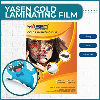 Photo Top Cold Laminating Film A4 Size ( Glossy / Satin / Glitterized ) 20 Sheets/pack Yasen Brand