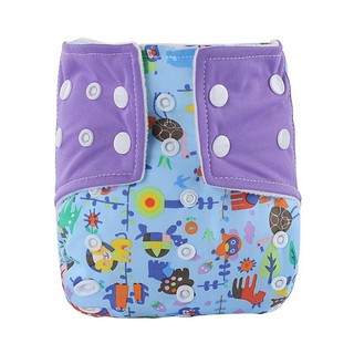 Baby Reusable Washable Waterproof Leakproof Diaper Nappy One Size (8)