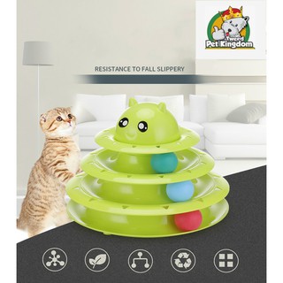 Pet Winky Cat Three-Level Tower of Tracks Pet Play Toy Pet Kingdom