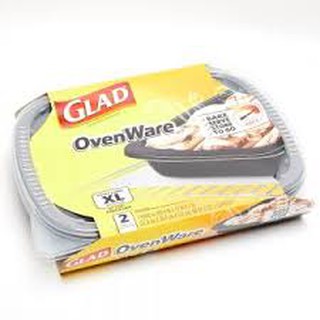 Glad Ovenware Food Container Extra Large Size 2 pcs/packs