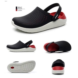◄❧☇「PIGGY」2021 new Crocs men's hole shoes LiteRide casual beach shoes！ (1)