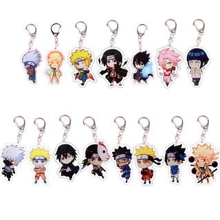 Lqjinfu .ph Naruto Keychain Cute Acrylic Key Chain Ring Pendant Cartoon Key Ring Anime Accessories