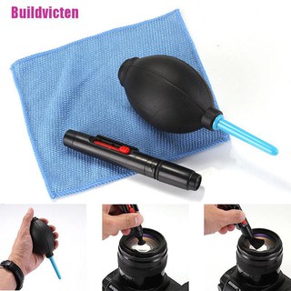 [Victen] 3 in 1 Lens Cleaning Cleaner Dust Pen Blower Cloth Kit For DSLR VCR Camera (1)