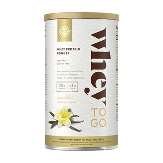 Solgar Whey to Go® Protein Powder Vanilla Flavor 12oz