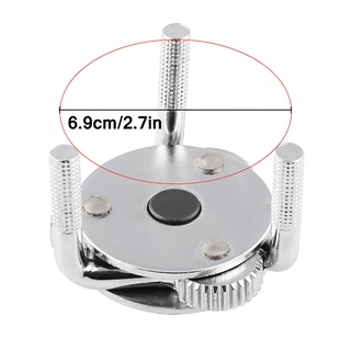 Round/Flat Three Jaw Oil Filter Wrench Adjustable Filter Element Automobile Oil High Carbon Steel Fo (1)