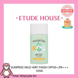 [Etude House] Sunprise Mild Airy Finish SPF50+/PA+++