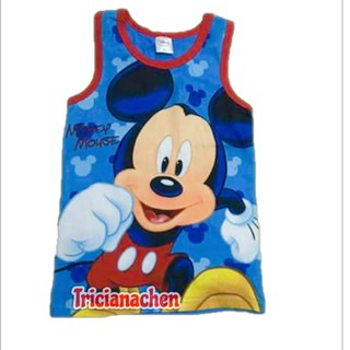 Sale! Mickey Mouse Sando character Printed Cotton Top Sleeveless Kidswear For Kids Boy #TRICIANACHEN