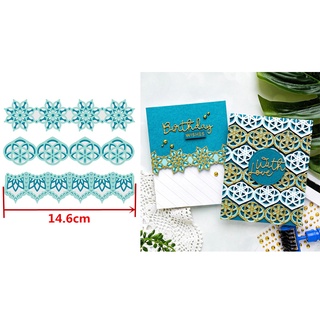 Layered Decorative Frame Embossing Cutting Dies Stencils Scrapbooking 006