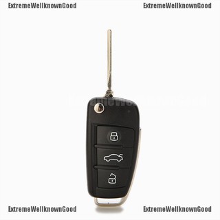 Folding Flip Remote Key Shell fit for AUDI 3 Button Case A2 A3 A4 A6 A8 Lovely The latest trend