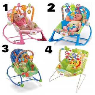 【Ready Stock】Baby ❖☍▦2 in 1 Infant to Toddler Kid Rocking Baby Chair