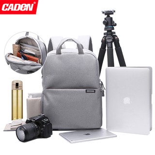 CADEN L5 Stylish Nylon Multifunction Backpack Camera Bag (1)