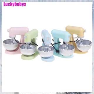 【Available】[Luckybabys] 1:12 Dollhouse Miniature Kitchen Modern Mixer Model Furniture Accessories