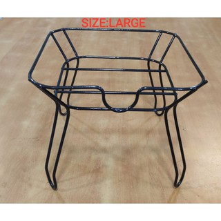 Large Square Metal Stand For Beverage Dispenser...Can Also Be Used In Flower Pot Stand