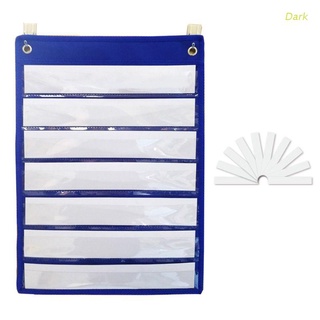 Dark Magnetic Pocket Chart With 10 Dry Erase Cards For Standards Daily Schedule Activities Class Demonstrations