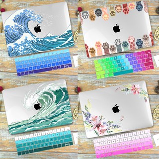 Laptop Print Flower case For MacBook Air 13 2020 A2338 M1 A2337 Pro Retina 11 12 13 15.4 16 inch A2251 A2289 A2179 A2141 Inch With Keyboard Cover (1)