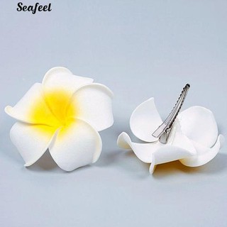 【COD】【seafeel】2 Pcs Hawaiian Foam Flower Party Hair Clip (3)