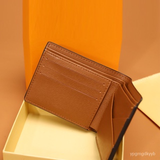 High Quality Men's Card Holder Wallet Folding Wallet Leather Brand Master Design Popular Wallet With