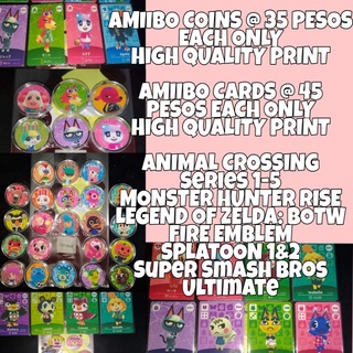 *SALE* ANIMAL CROSSING AMIIBO COINS & CARDS | Monster Hunter, Zelda BOTW, Super Smash and Splatoon
