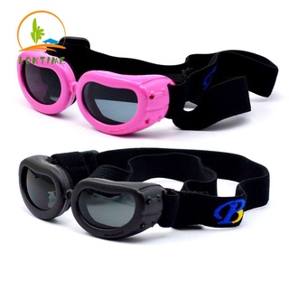 LONTIME Dog Accessories Goggles Pet Sunglasses Windproof Small Dog Sunglasses UV Protection Wear Protection Waterproof Pet Supplies Adjustable Strap Colourful Windshield