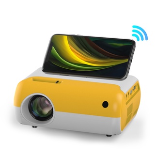 Salange P80 Mini Projector 2800 Lumens Support 1080P Portable Home Theater Video Beamer Movie